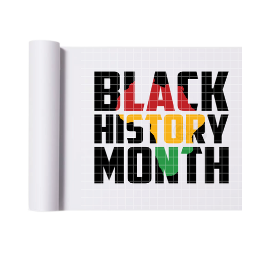 Black history Africa silhouette DTF transfers for T-shirts