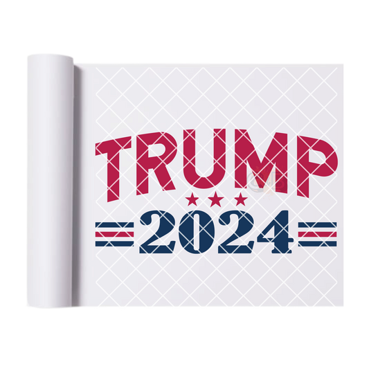 Trump Red Stars 2024 DTF Transfer