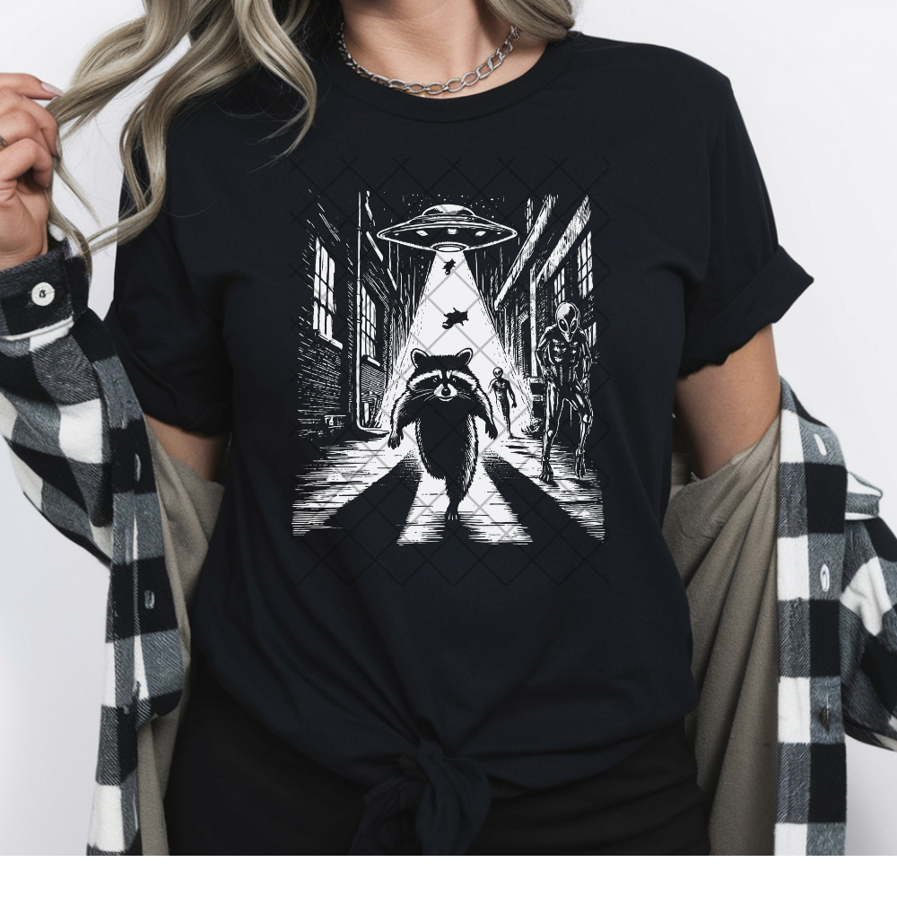 Definitely Not Local Raccoon - Premium Graphic Trendy T-Shirt for Casual Wear