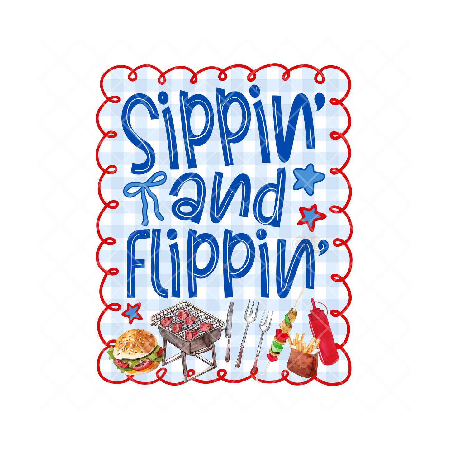 Sippin And Flippin PNG