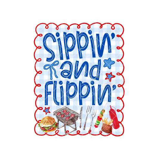 Sippin And Flippin PNG
