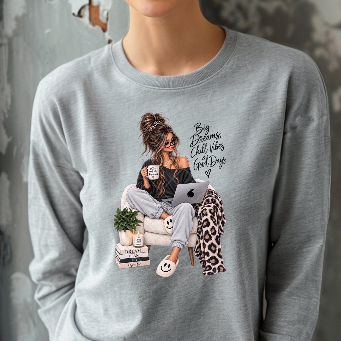 Big Dreams Chill Vibes - Premium Graphic T-Shirt for Casual Wear