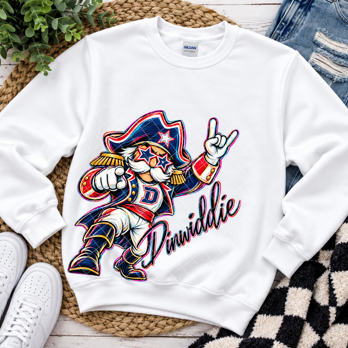 Dinwiddie High Larger Than Life Collection - Premium Graphic T-Shirt for Casual Wear