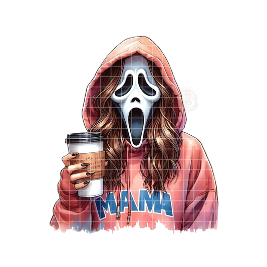 Ghostface MAMA Comfy Red Hair PNG