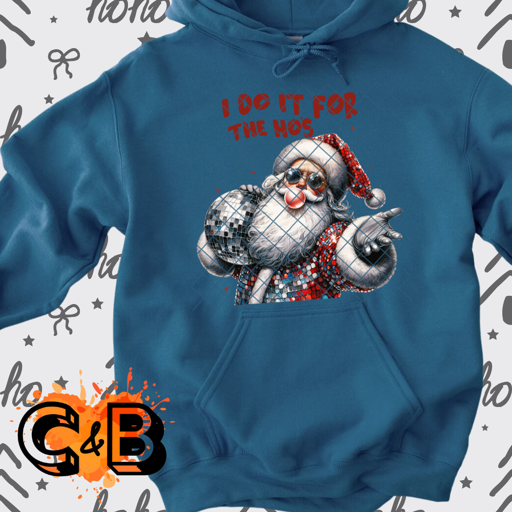 Sparkle Santa do it for the T Shirt