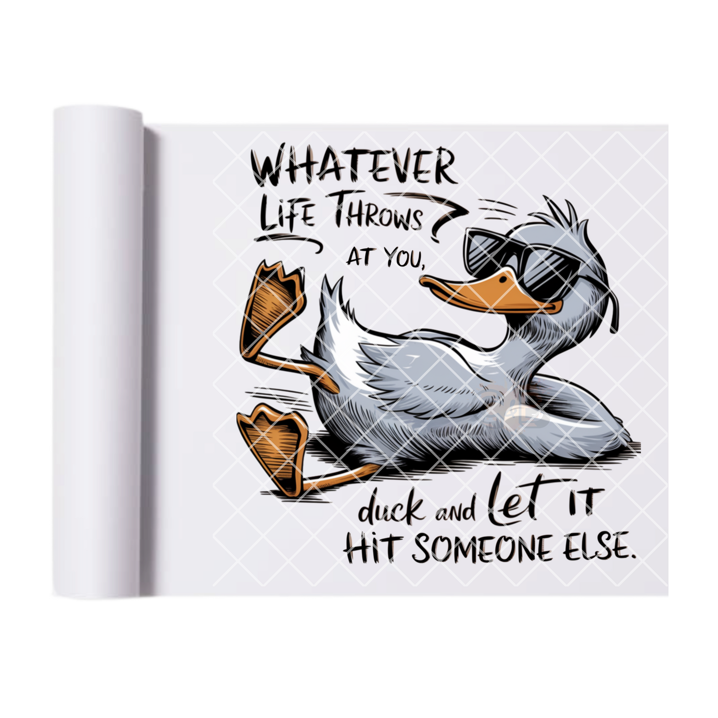 Duck life DTF film t shirt transfer