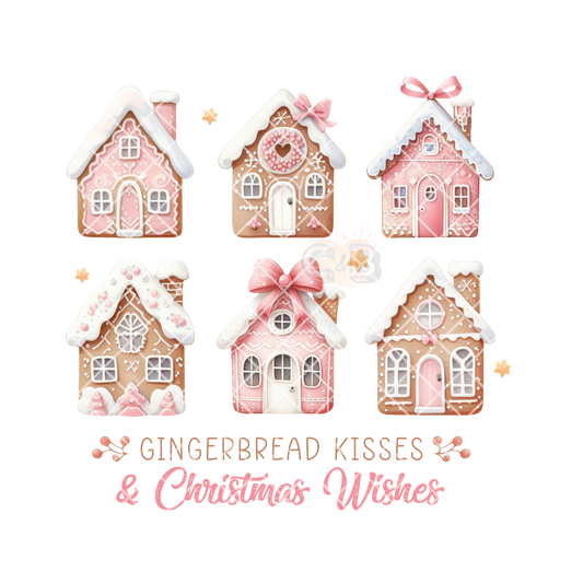 Christmas Gingerbread Houses PNG