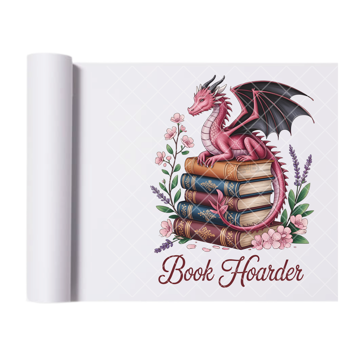 Book Hoarder - Ready To Press Print Transfer for Apparel, Cotton, Polyester & Blends - High-Quality Print- Commercial Grade