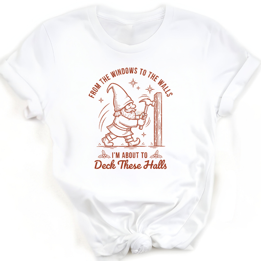 Deck These Halls - Premium Graphic T-Shirt for Casual Wear