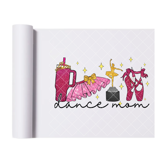 The Best Of Dance Mom - Direct Print Film Transfer for T-Shirts, Cotton, Polyester & Blends - High-Quality Print