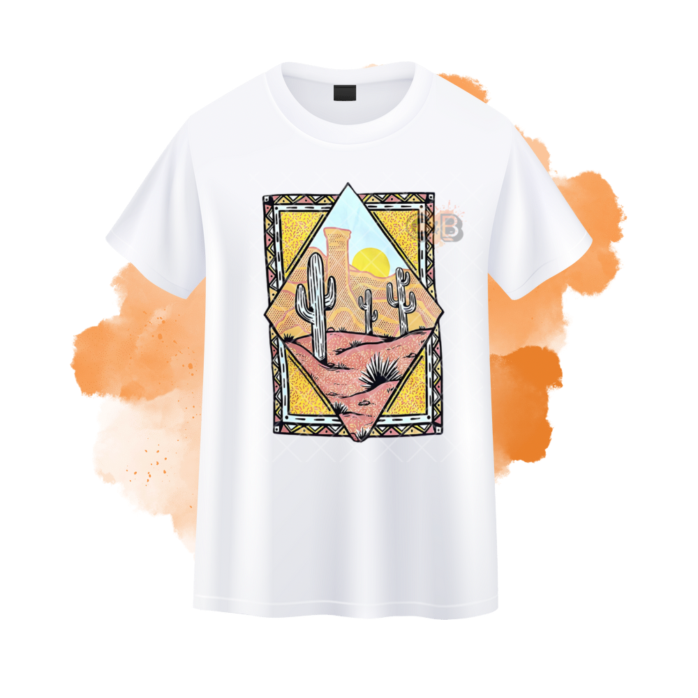 Desert Pattern Scene T-Shirt