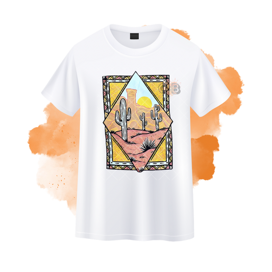 Desert Pattern Scene T-Shirt