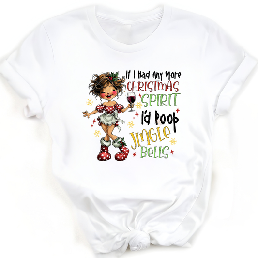 Jingle Bell Spirit - Premium Graphic T-Shirt for Casual Wear