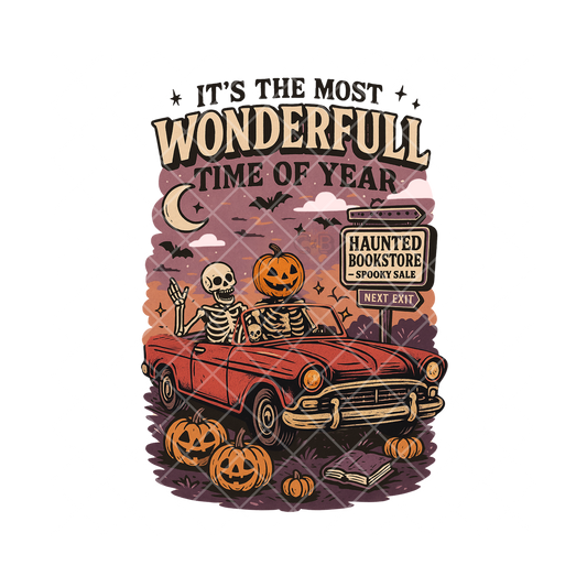 The Most Wonderful Time Halloween PNG File