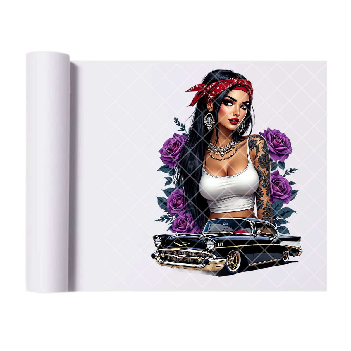 Pretty but Ruthless - Direct Print Film Transfer for Trendy T-Shirts, Cotton, Polyester & Blends - High-Quality Print