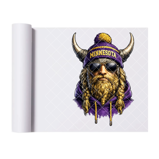 Minnesota Football - Direct Print Film Transfer for T-Shirts, Cotton, Polyester & Blends - High-Quality Print