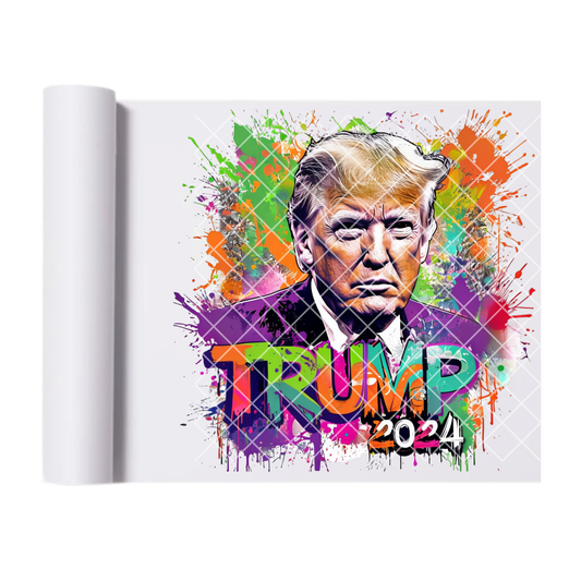 Trump 2024 Paint Splash DTF Transfer