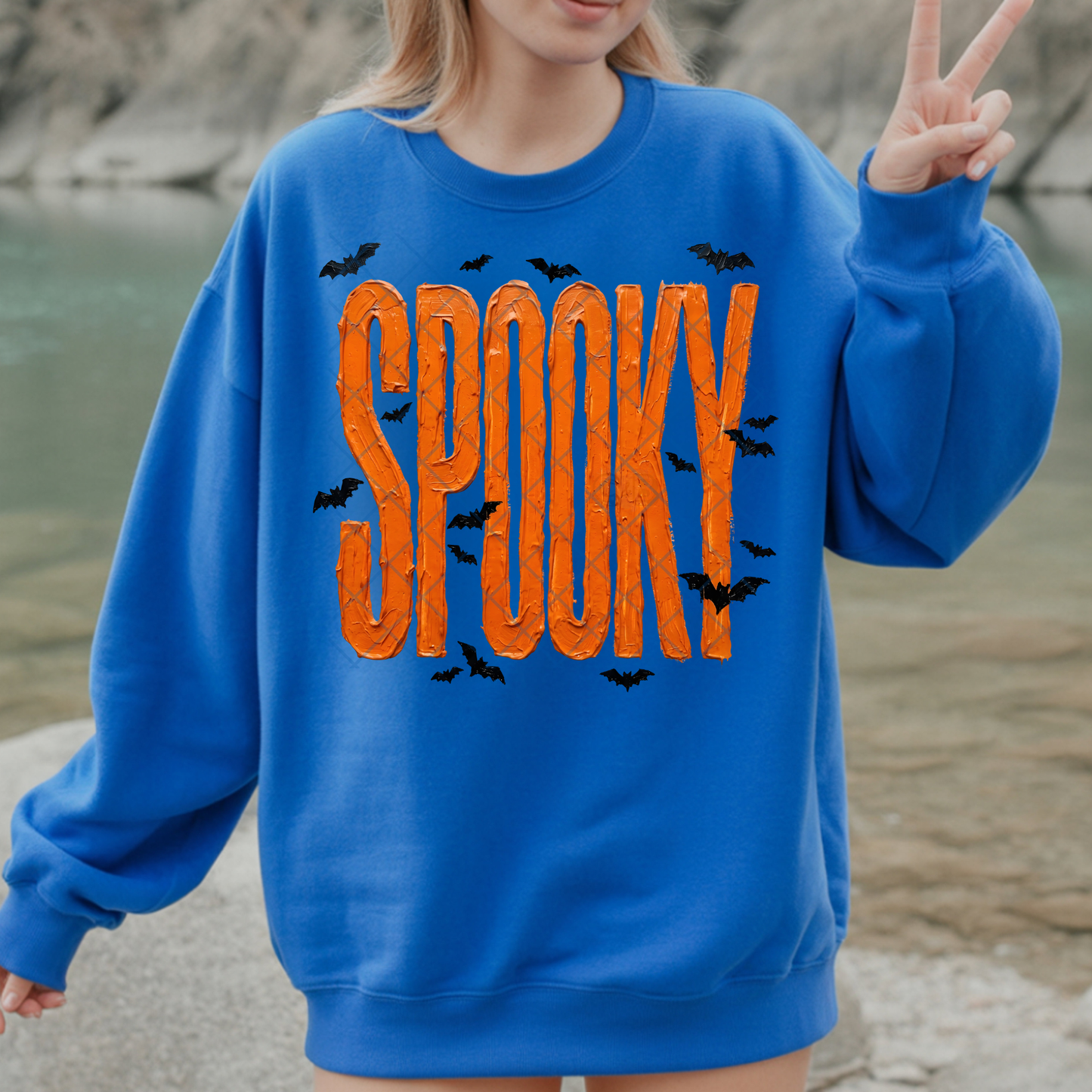 Paint Smudge Spooky - Premium Graphic T-Shirt for Casual Wear