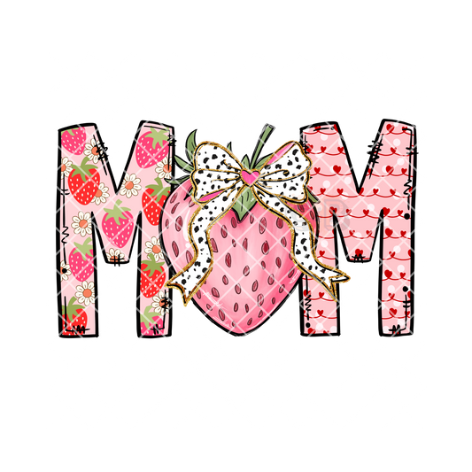 Mom strawberry theme PNG