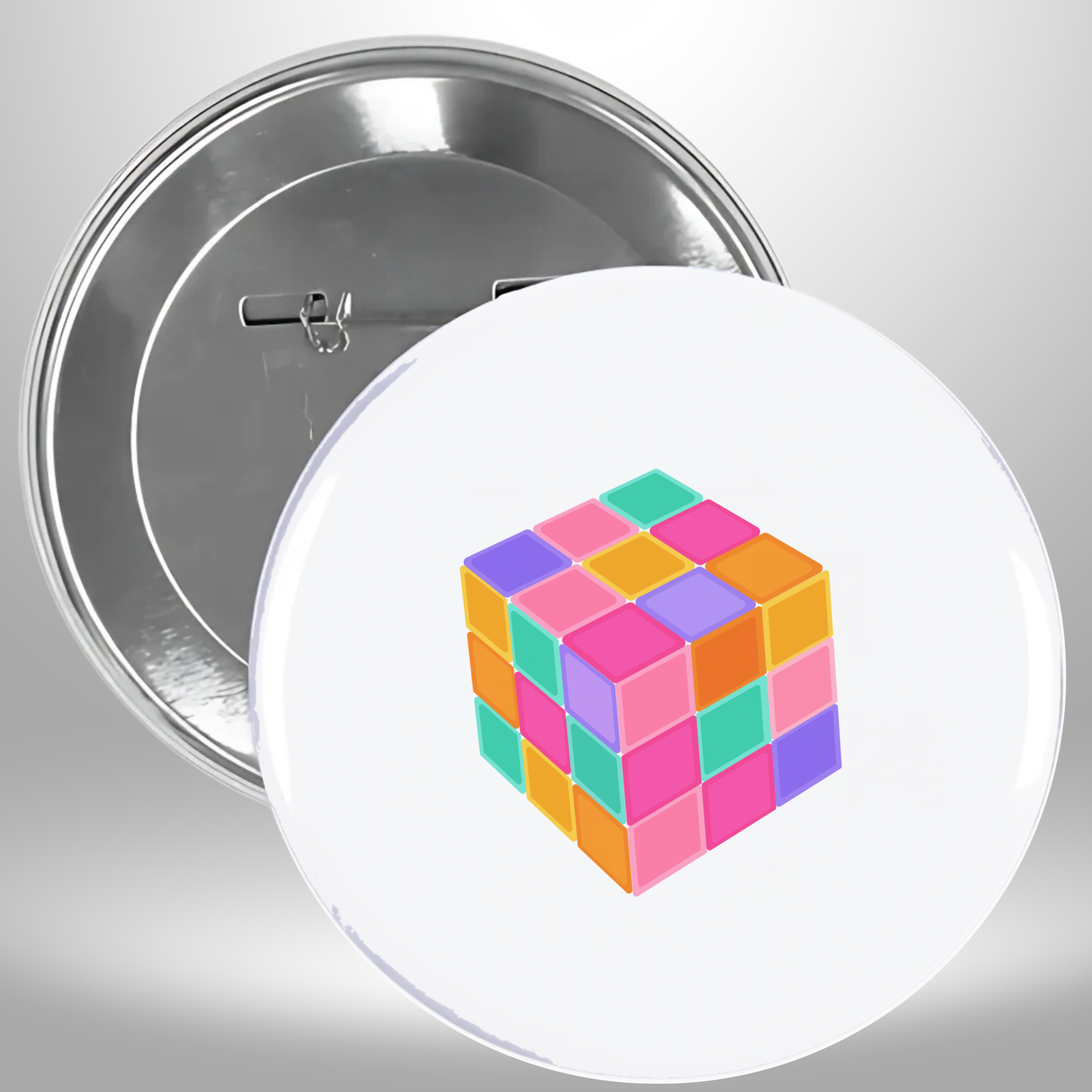 Rubix Animation Pinback Button