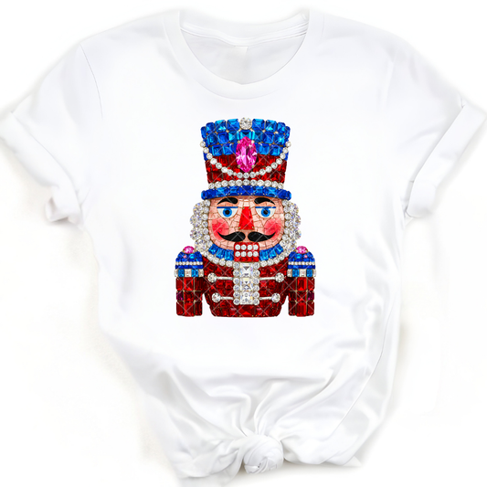 Nut Cracker Faux Jeweled - Premium Graphic T-Shirt for Casual Wear