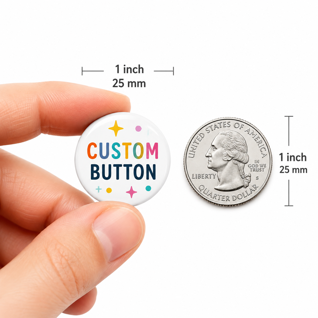 Spicy Ghost & Bible Ghost Pinback Buttons 2-Pack