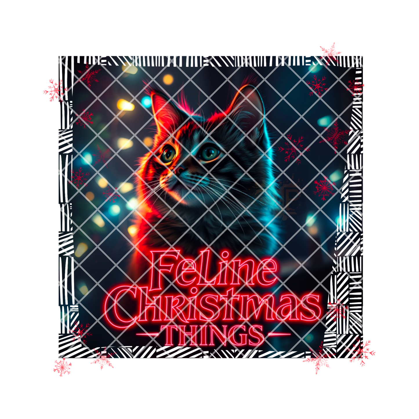 Feline christmas things PNG