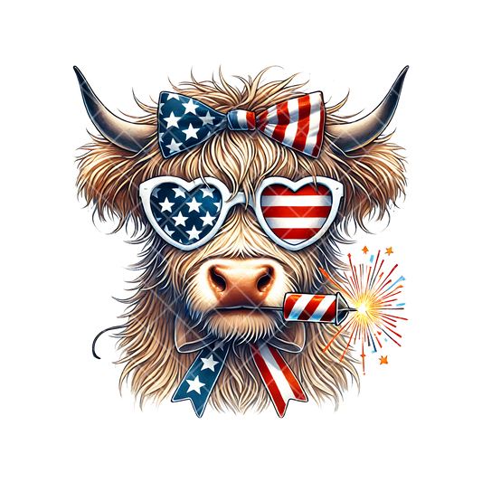 American Highland Cow PNG