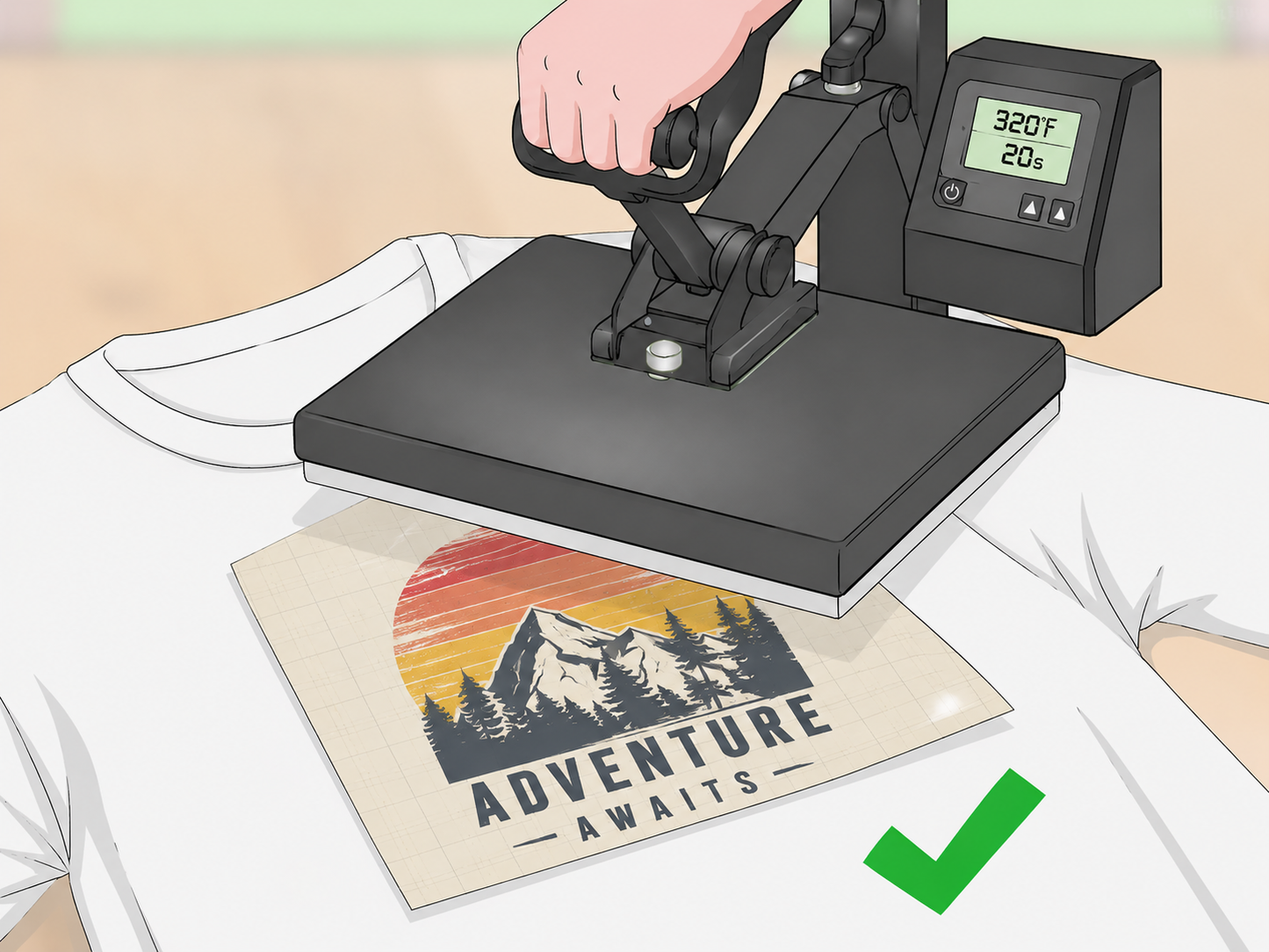 Just God Not Luck - Direct Print Film Transfer for Trendy T-Shirts, Cotton, Polyester & Blends - High-Quality Print