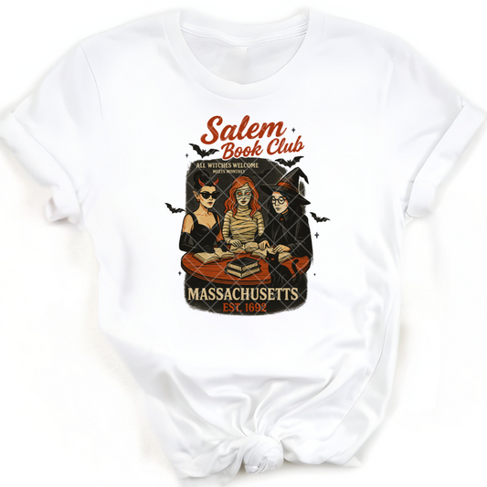 Salem Book Club Mass - Premium Graphic T-Shirt for Casual Wear