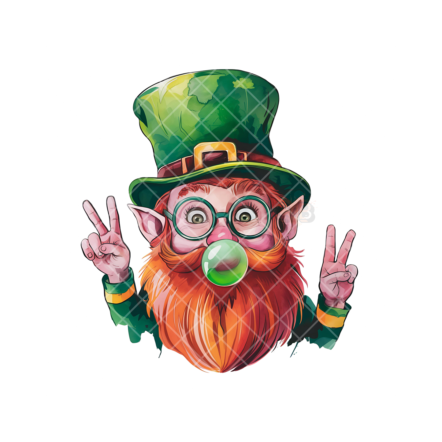 Leprechaun Green Bubblegum PNG