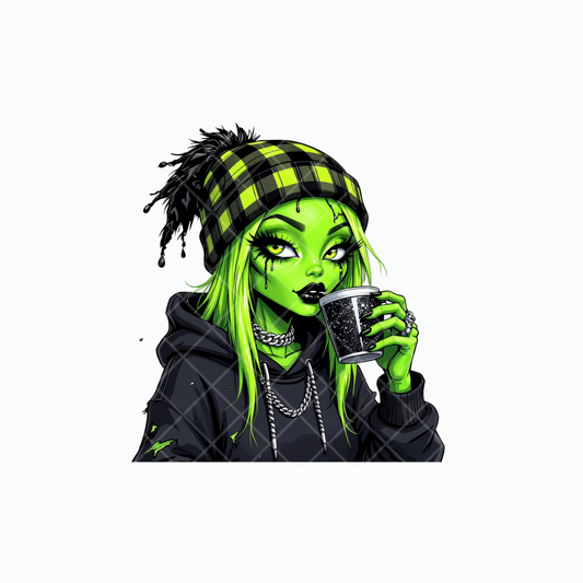 Green Babe PNG File
