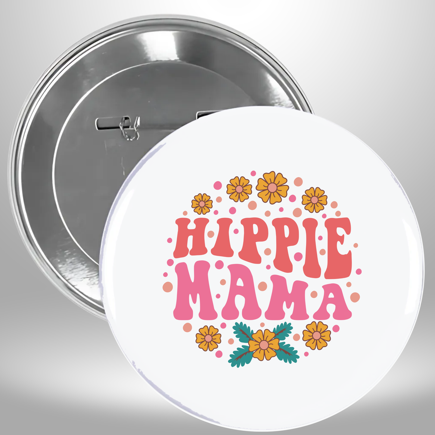 Hip Mama Pinback Button