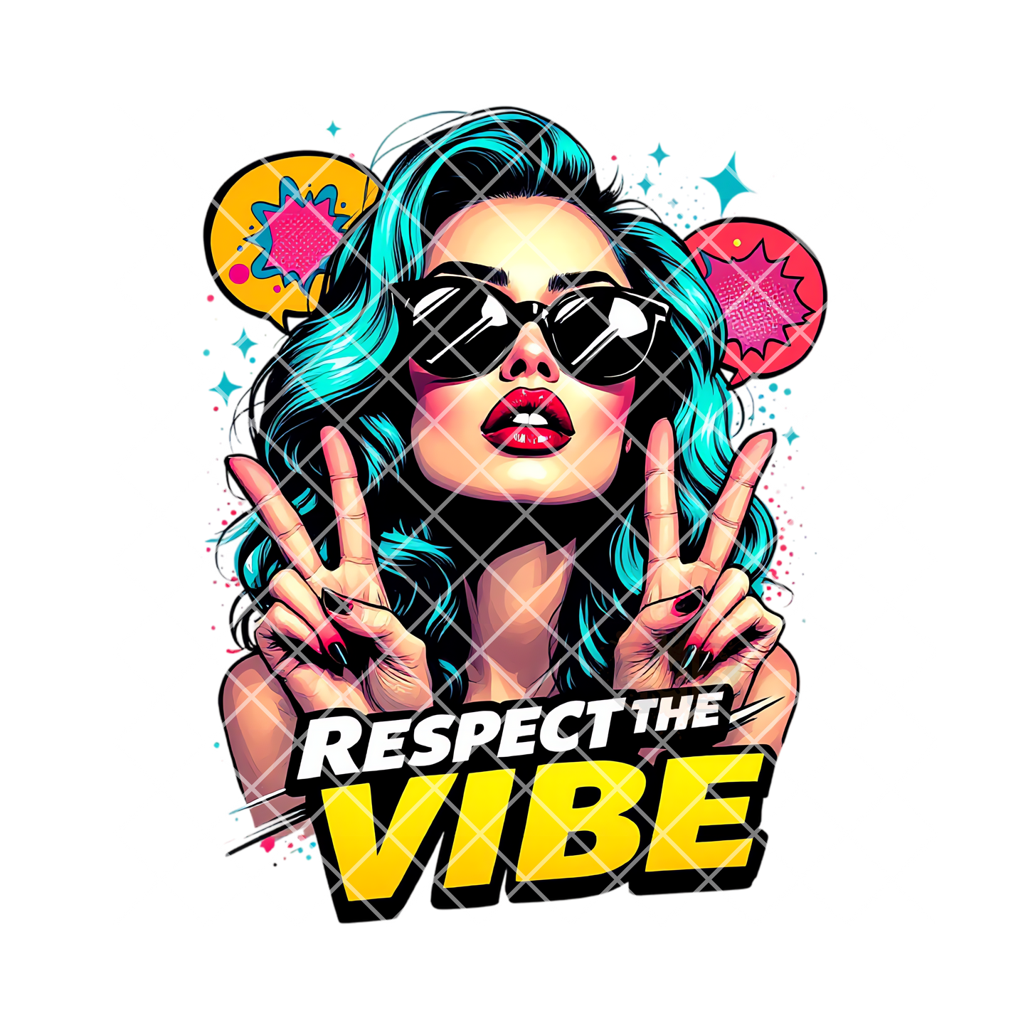 Respect the vibes babe PNG