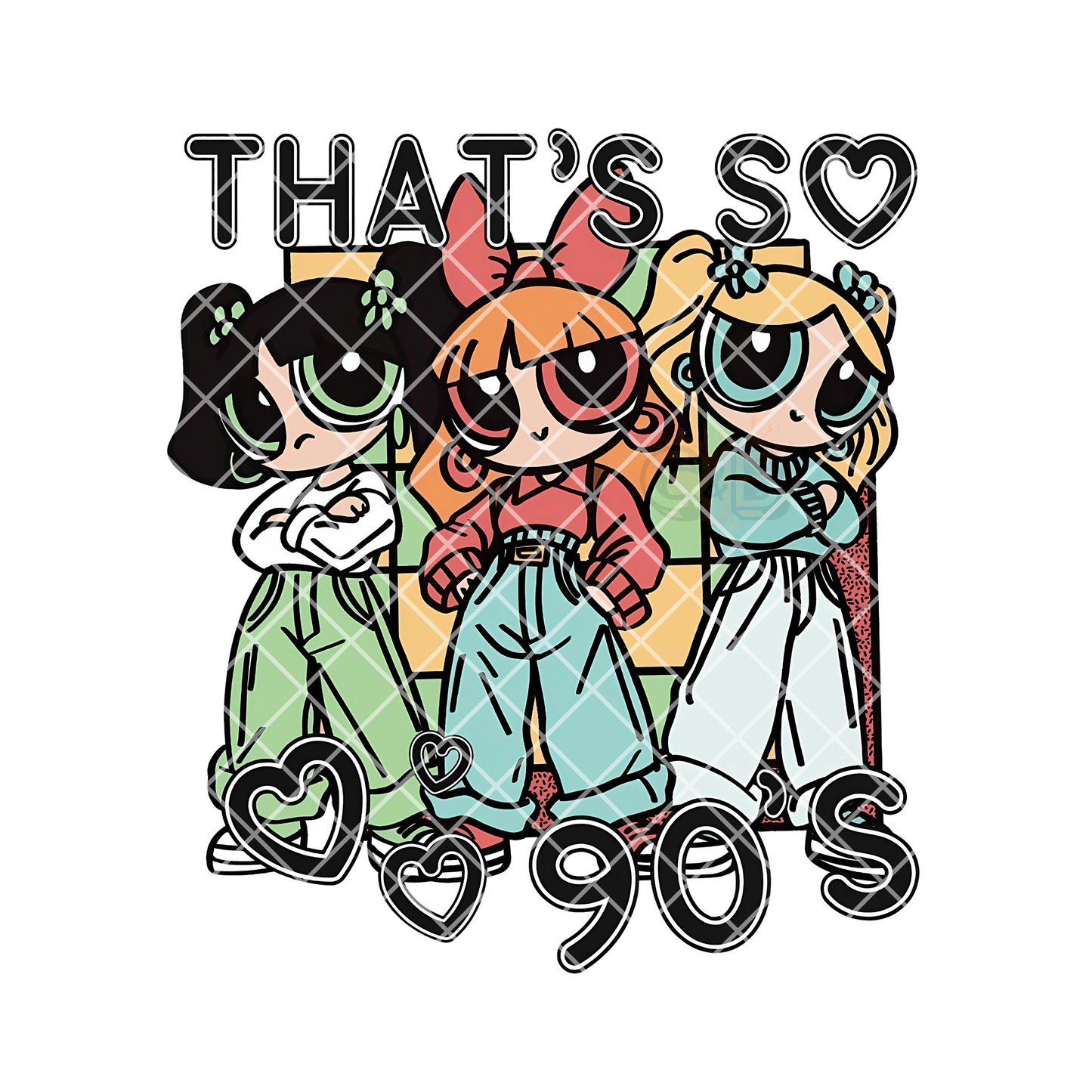 That’s So 90s Power Girls PNG