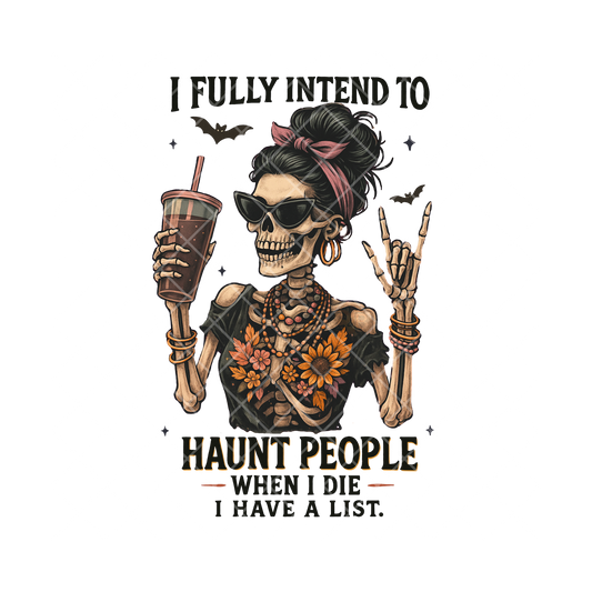 Intend To Haunt People PNG File