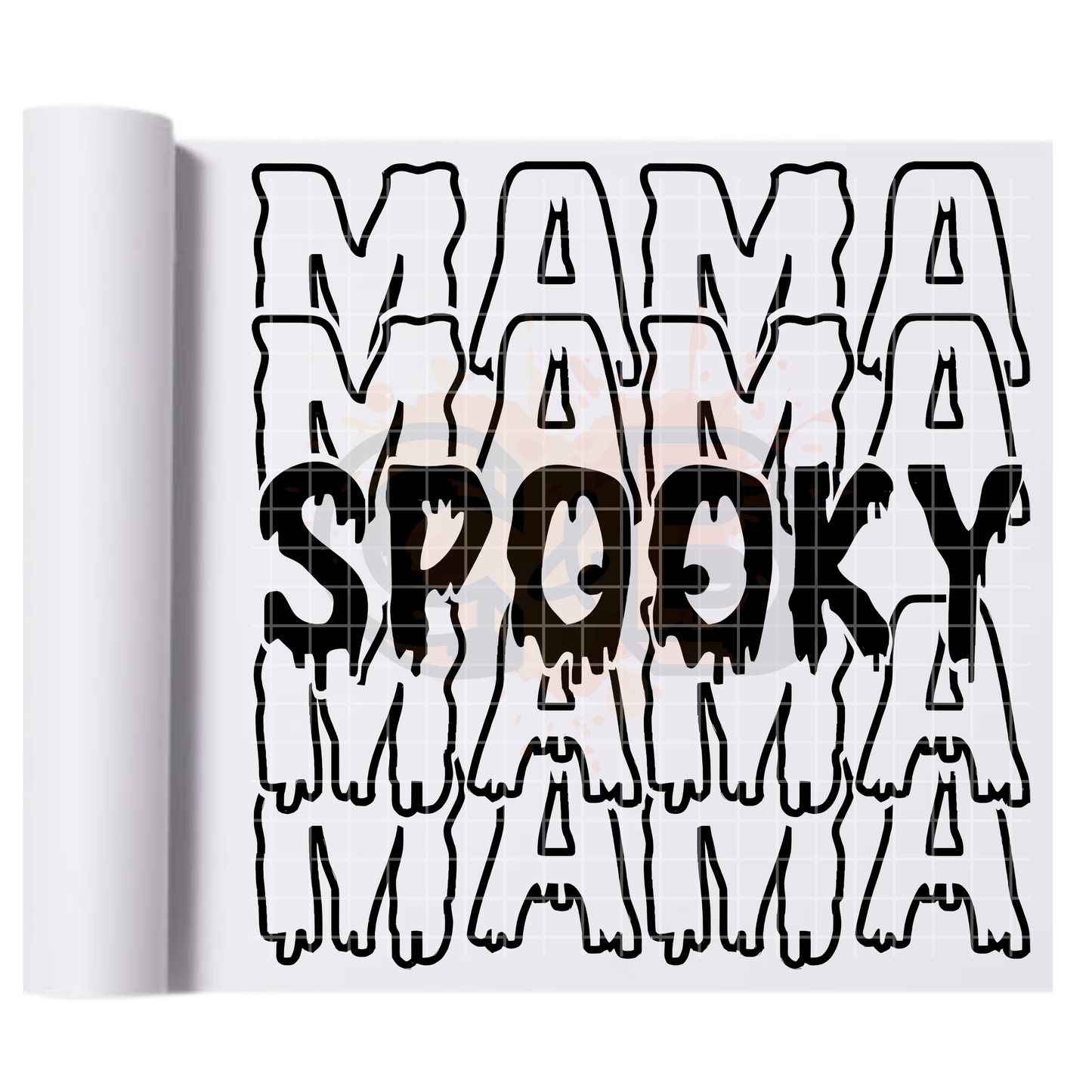 Spooky MAMA DTF Transfer