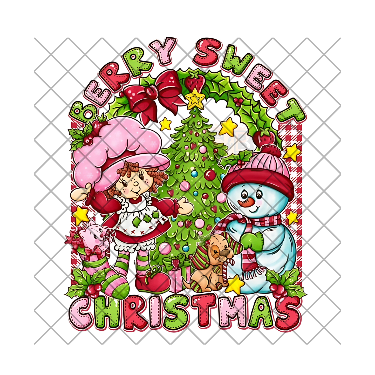 Berry Sweet Christmas film t shirt transfer