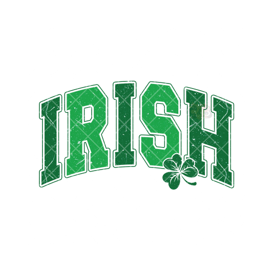 College Font Irish Green PNG