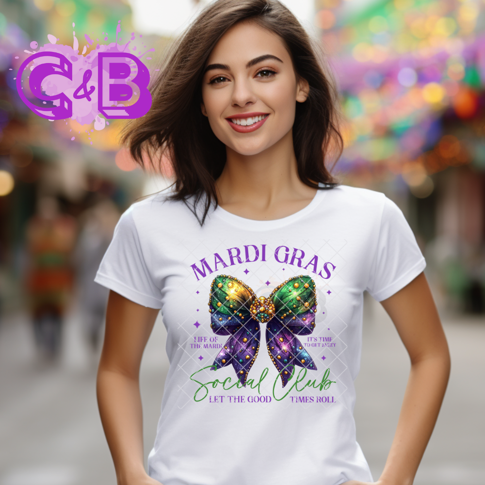 Mardi Gras social club T-Shirt