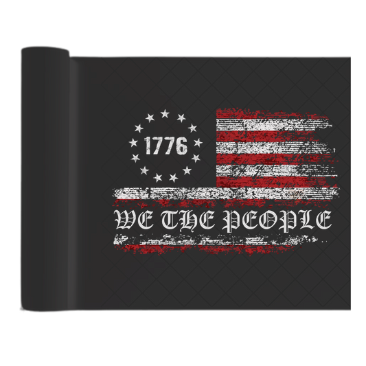 1776 We The People - Direct Print Film Transfer for Trendy T-Shirts, Cotton, Polyester & Blends - High-Quality Print