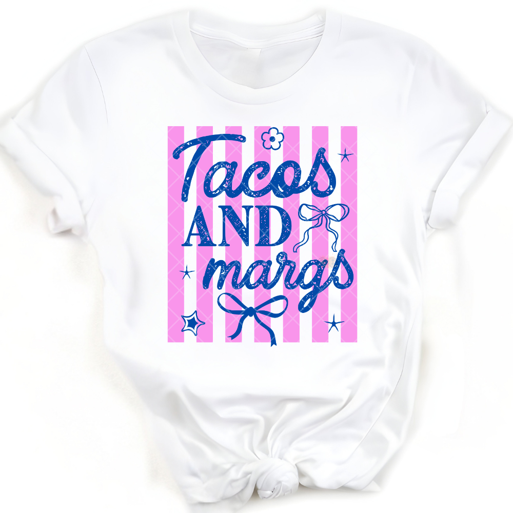 Tacos & Margs Lines - Premium Graphic T-Shirt for Casual Wear