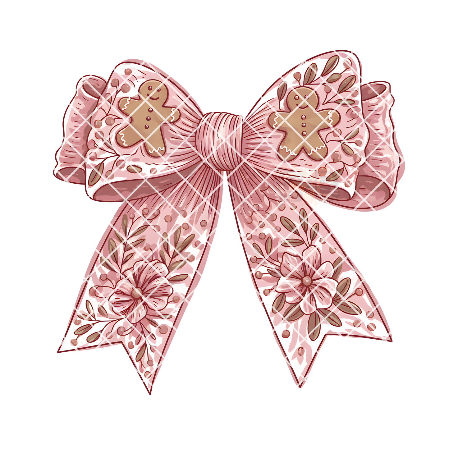 Ginger Bread Bow PNG