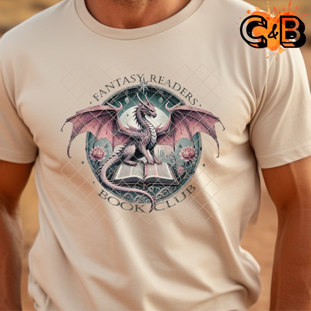 Fantasy Reading Book Club Dragon PNG