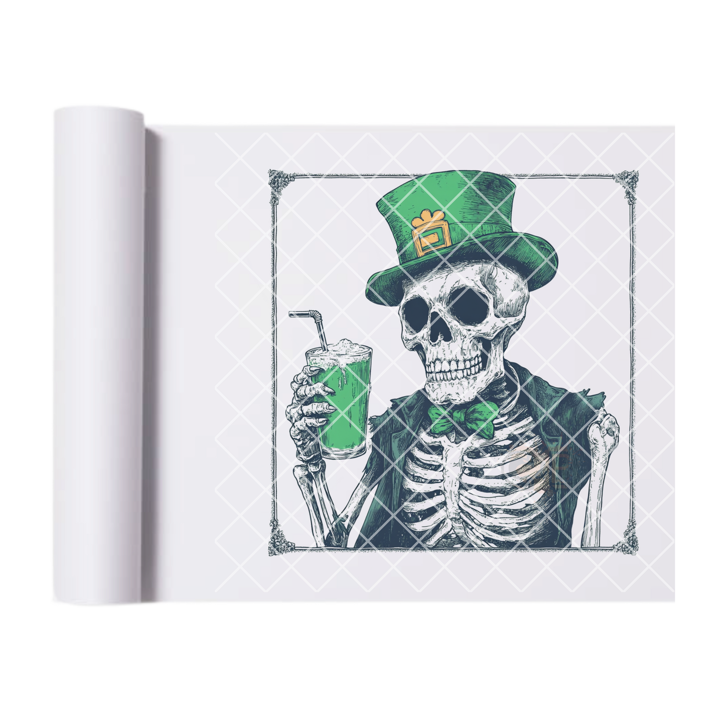 Celebrate St. Pats Day - Direct Print Film Transfer for T-Shirts, Cotton, Polyester & Blends - High-Quality DTF Print