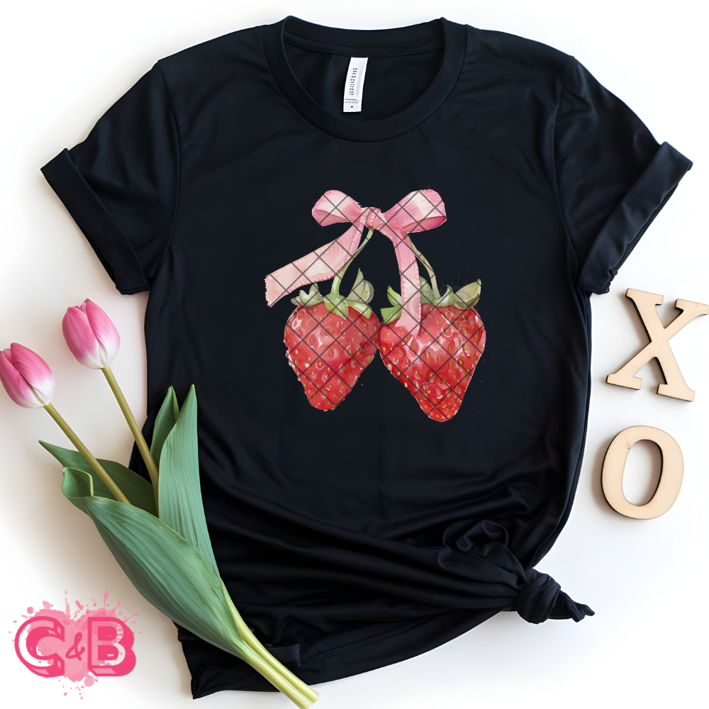 Pair of strawberrys PNG
