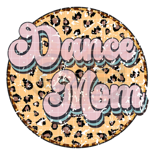 Dance Mom Cheetah Print PNG