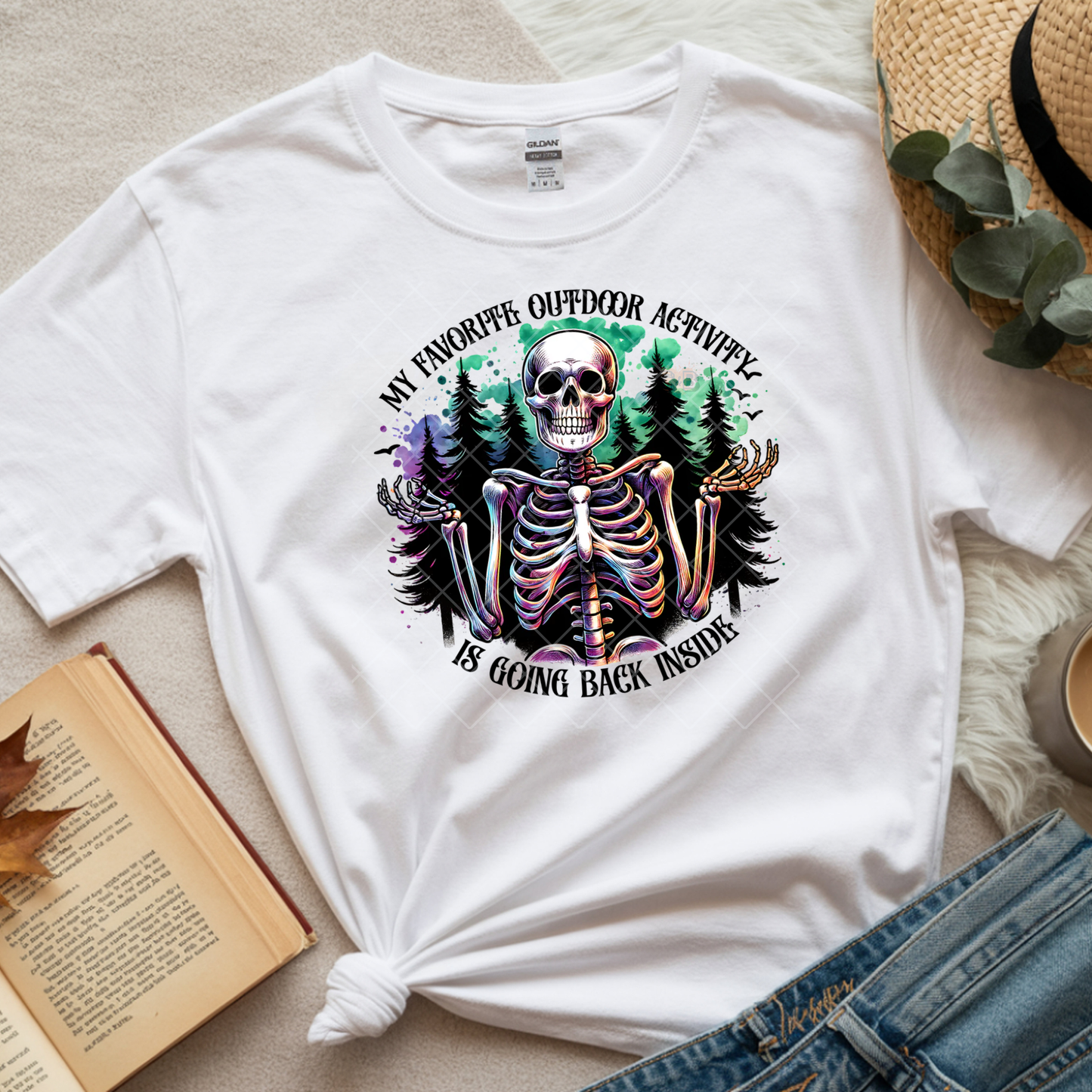 I Would Rather Be Inside - Premium Graphic T-Shirt for Casual Wear