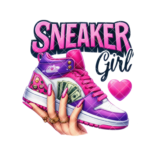 Sneaker Girl PNG