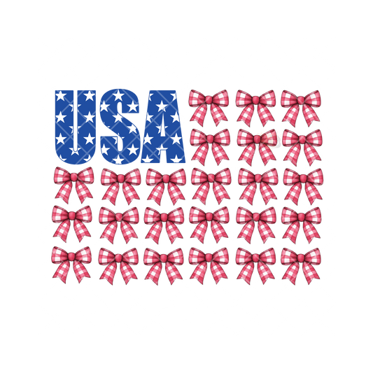 USA Ribbon Flag PNG